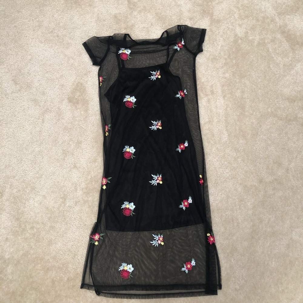 Kids Mesh floral dress